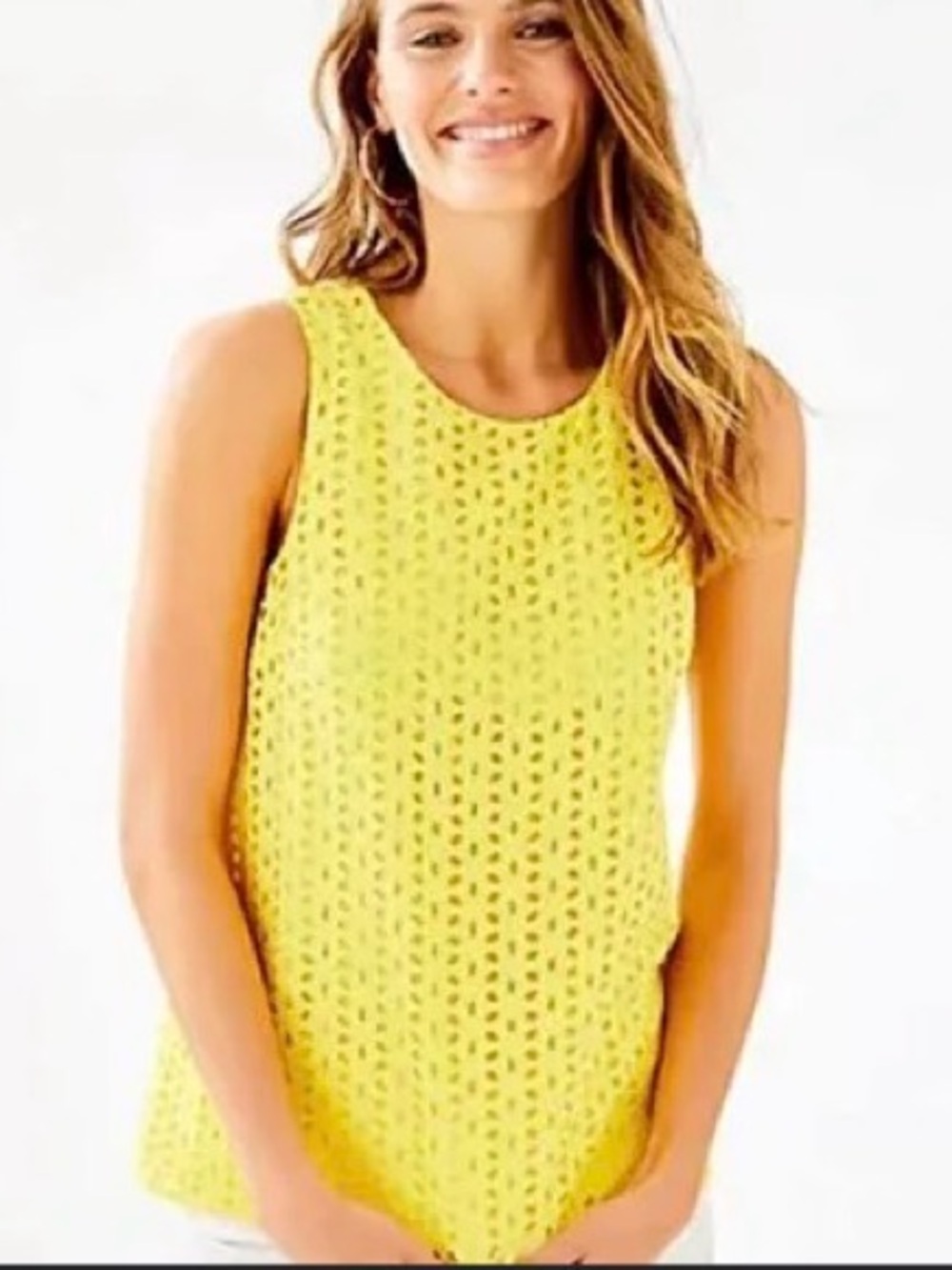 Lilly Pulitzer Eyelet Iona Tank